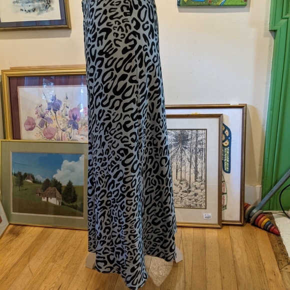 NWT Rebecca Minkoff Skirt | Light-blue Leopard Skirt 0 - Picture 7 of 8